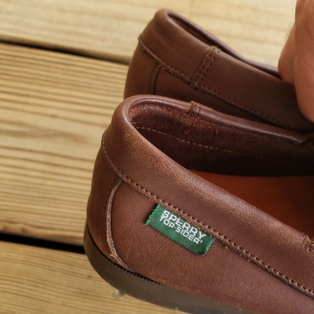 Sperry women's leather topsiders shoes, size 5.5N - Picture 2 of 8